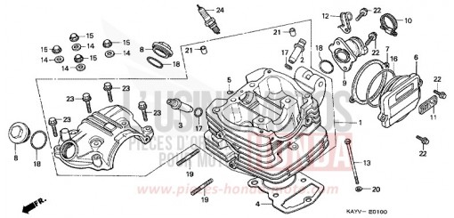CULASSE NX125V de 1997
